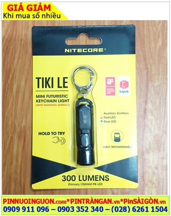 Nitecore TIKILE _Đèn pin MÓC KHÓA siêu sáng Nitecore TIKILE (cổng sạc USB)